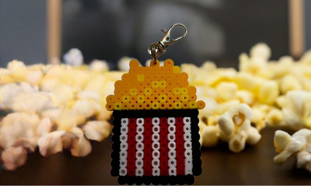 Popcorn keychain