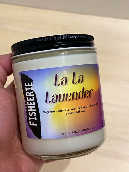 La La Lavender Scented Aromatherapy Candle