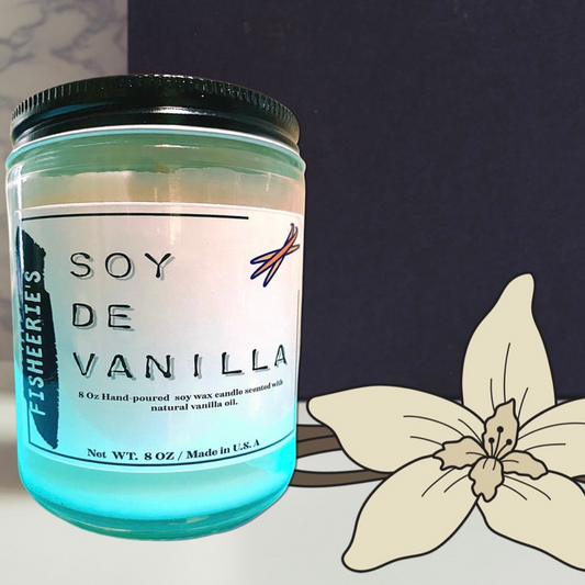 Soy De Vanilla Aromatherapy Vanilla Scented Candle