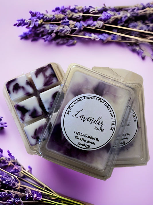 Lavender 3 pack soy wax melts set