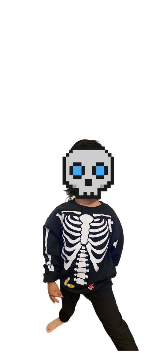 Kids Skeleton Sweater